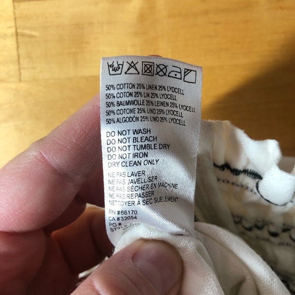 Rue Stiic Puff Sleeve Babydoll Top Size XS White Milkmaid Cottage Farmhouse - Picture 7 of 8